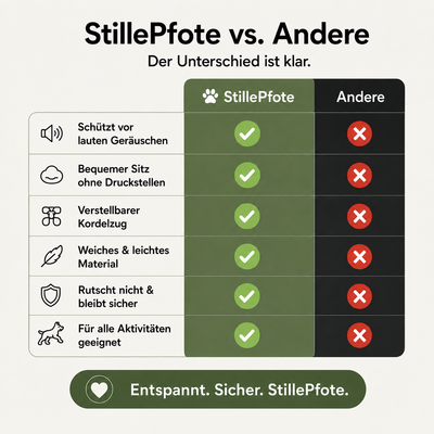 StillPfote Gehörschutz für Hunde