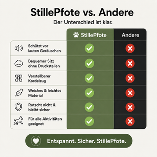 StillPfote Gehörschutz für Hunde